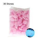 30pcs/Bag Luminous Pebbles Stones for Fish Tank Home Outdoor Decor – Style 10