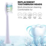 2pcs Toothbrush Heads Replacement Cleaning Toothbrush Head for Xiaomi Soocare Electric Sonic Toothbrush – White