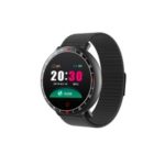 YS16 IPS Color Screen Dynamic UI Heart Rate Monitoring Fitness Tracker Sport Waterproof Smart Watch – Black