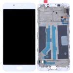 Assembly TFT Version LCD Screen and Digitizer Assembly + Frame for Oppo R9 – White