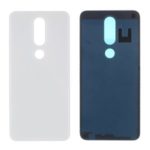 Battery Housing Door Replacement Part with Adhesive Sticker for Nokia 6.1 Plus/X6 – White