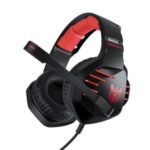 ONIKUMA K17 Gaming Headset PC Gamer PS4 Headphones with Microphone/Led Light – Red