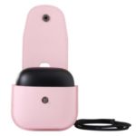 Earphone Carrying Case Leather Storage Bags for Beats Powerbeats Pro Earphone – Pink