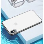 X-LEVEL Matte Texture TPU + Plastic Hybrid Phone Cover Case for iPhone XS / X – Black