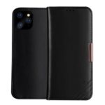 DZGOGO Royale Series II Genuine Leather Wallet Case for iPhone (2019) 5.8-inch – Black