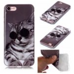 Animal Pattern Printing IMD Flexi TPU Case for iPhone 8/7 4.7 inch – Cat