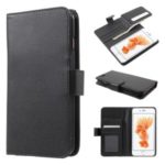 PU Leather Wallet Phone Shell Casing for iPhone 8 /7 4.7 inch – Black