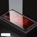GKK Shock Resistant Pattern Printing TPU + Glass Protective Phone Case for iPhone XS Max 6.5 inch – Star-Studded