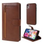 Detachable 2-in-1 PU Leather Wallet Stand Mobile Phone Cover for iPhone XR 6.1 inch