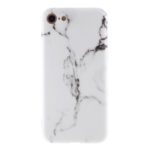 Marble Pattern IMD TPU Phone Case for iPhone 7/8 4.7 inch – White