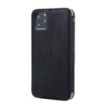 CMAI2 Auto-absorbed PU Leather Wallet Phone Case for iPhone (2019) 6.5-inch – Black