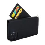 CMAI2 Litchi Grain Auto-absorbed Leather Wallet Case for iPhone (2019) 6.5-inch – Black