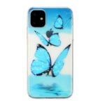Embossment Pattern Printing Soft TPU Case for iPhone (2019) 6.1-inch – Butterfly