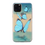 Printing Embossment TPU Cell Cover for iPhone (2019) 5.8-inch – Butterfly
