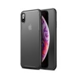 Shockproof TPU + PC Hybrid Phone Back Case for iPhone XS Max 6.5 inch – Black