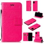 Imprint Elephant Leather Phone Shell for iPhone (2019) 6.5-inch – Rose