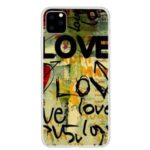 Pattern Printing TPU Back Case for iPhone (2019) 6.1-inch – LOVE Pattern