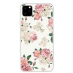 Clear Pattern Printing Soft TPU Back Shell for iPhone (2019) 6.1-inch – Flowers