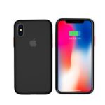 NXE Hard Plastic + TPU Edge Hybrid Phone Case for iPhone XS / X 5.8-inch – All Black