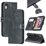 Wallet Leather Stand Case Phone Covering for iPhone XR 6.1 inch – Black