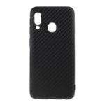 Carbon Fiber TPU Mobile Phone Shell for Samsung Galaxy A20e