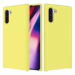 Soft Silicone Mobile Phone Case Shell for Samsung Galaxy Note 10 – Yellow