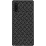 NILLKIN Synthetic Fiber Plaid Pattern PC TPU Hybrid Case Cover for Samsung Galaxy Note 10 / Note 10 5G