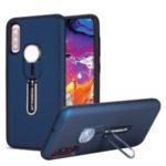 Phone Cover with Finger Ring & Strap for Samsung Galaxy A70 – Blue