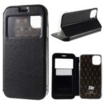 ROAR Window View PU Leather Card Holder Case for iPhone 11 Pro 5.8-inch – Black
