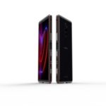 For Sony Xperia 1 Screw Lock Plated Aluminium Alloy Bumper Case – Black/Red