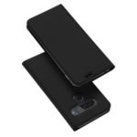 DUX DUCIS Skin Pro Series Card Slot Stand Leather Cell Case for LG G8s ThinQ – Black