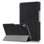 Tri-fold Stand Smart Leather Case for Huawei MediaPad M6 8.4-inch – Black