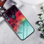 Gradient Color Tempered Glass + PC + TPU Hybrid Case for Huawei P Smart Z / Y9 Prime 2019 – Colorful Nebula