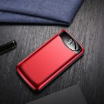 USAMS US-CD90 PB28 10000mAh Aluminum Alloy Mobile Power Supply with Cable – Red