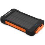 X-DRAGON Solar Power Bank Portable Charger Outdoor Emergency Battery for iPhone iPad Samsung Xiaomi Huawei Etc – Orange
