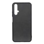 Matte Skin PU Leather PC +TPU Hybrid Phone Cover for Huawei nova 5 / nova 5 Pro – Black