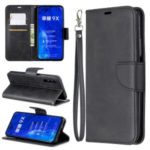 PU Leather Wallet Stand Phone Shell Cover for Huawei Honor 9X / Honor 9X Pro – Black