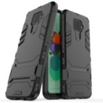 2-in-1 Plastic + TPU Hybrid Shell with Kickstand for Huawei Mate 30 Lite/Nova 5i Pro – Black