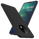 Jazz Series Twill Texture TPU Back Cover Phone Casing for Huawei Mate 30 – Black