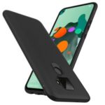 Jazz Series Twill Texture TPU Back Cover Phone Casing for Huawei Mate 30 Lite / nova 5i Pro – Black