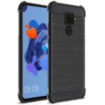 IMAK Vega Air Bag Case Carbon Fiber Brushed TPU Shell for Huawei Mate 30 Lite / nova 5i Pro