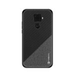 PINWUYO Honor Series Leather Coated TPU Case for Huawei Mate 30 Lite / nova 5i Pro – Black