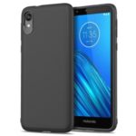Jazz Series Twill Texture Surface Soft TPU Phone Case Cover for Motorola Moto E6 – Black