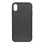 Matte PU Leather+PC+TPU Hybrid Phone Cover Shell Casing for Xiaomi Redmi 7A – Black