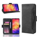 PU Leather + TPU Stand Wallet Phone Cover for Xiaomi Redmi 7/Redmi Y3 – Black