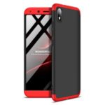 GKK Detachable 3-Piece Matte Hard PC shockproof Phone Case for Xiaomi Redmi 7A – Red / Black