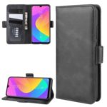 Magnet Adsorption Split Leather Wallet Stand Casing Shell for Xiaomi Mi CC9e / Mi A3 – Black