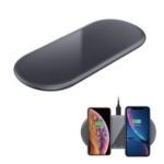 Fast Wireless Charger 2 in 1 Dual-Coil 15W/10W/7.5W/5W (Support FOD Function)