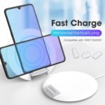 Dual-Coil 10W QI Wireless Charger Wireless Charging Desktop Stand 7.5W/5W (Support FOD Function)