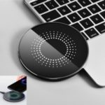 15W QI Wireless Charger Fast Charging 15W/10W/7.5W/5W (Support FOD Function) – Black